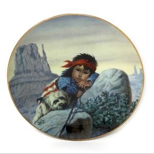 Children of the Prairie DAYDREAMERS Ltd Ed. Plate